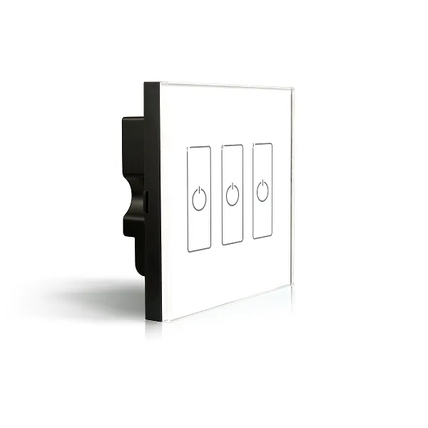 DALI Touch Panel, 3 Chanel control, Scene, Group, Unicast, Broadcast mode. Output signal: DALI, IP20. EDA3  LTECH Touch Panel